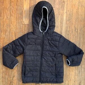 Xersion Kids Black Packable Jacket ~ sz XS 6/7